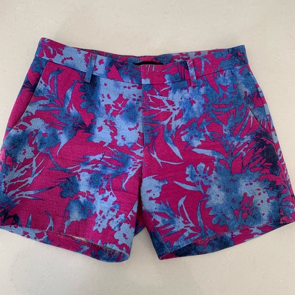 BANANA REPUBLIC floral printed shorts size 0 - Picture 1 of 3